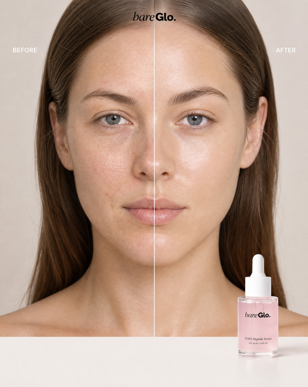 Hydrating PDRN peptide serum