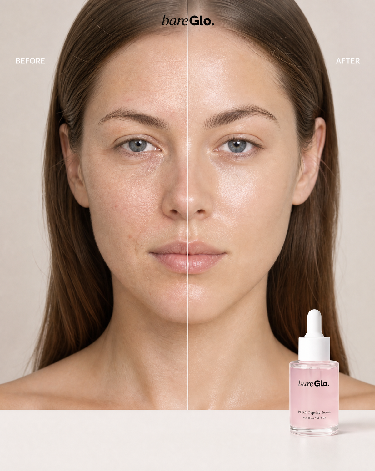 Hydrating PDRN peptide serum